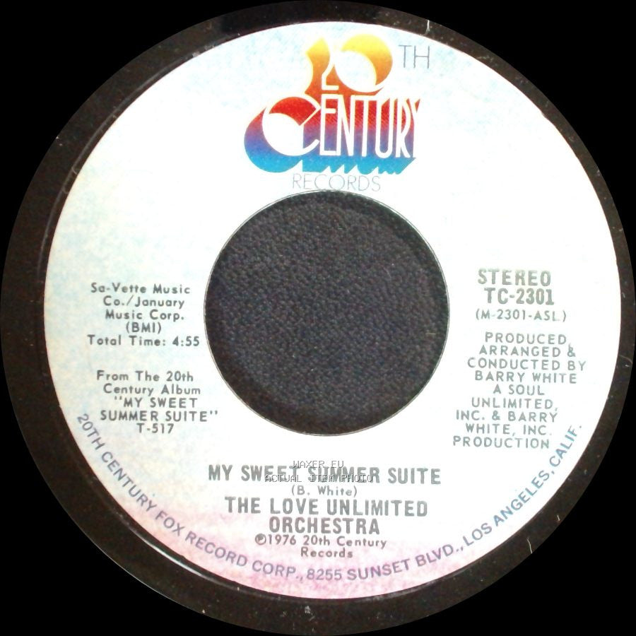 The Love Unlimited Orchestra - My Sweet Summer Suite / Just Living It Up side A
