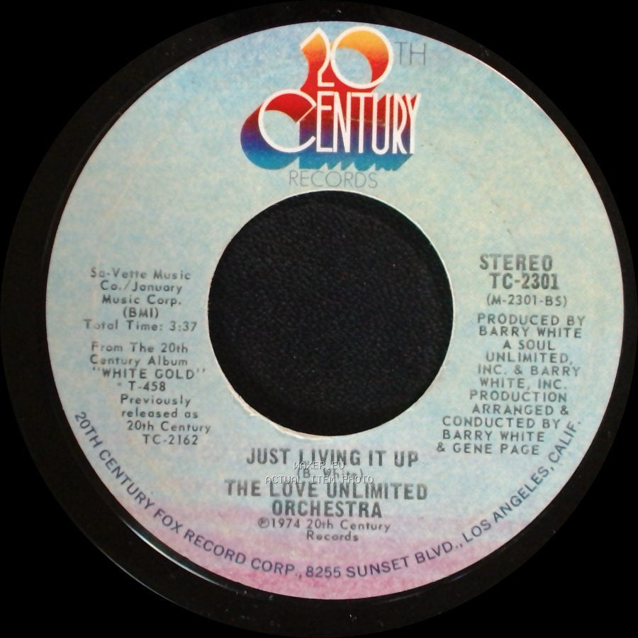 The Love Unlimited Orchestra - My Sweet Summer Suite / Just Living It Up side B