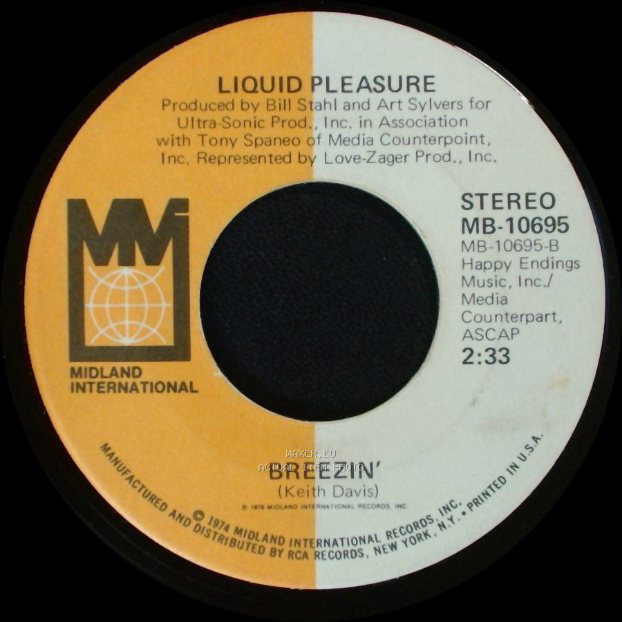 Liquid Pleasure - Breezin' / Take A Little side A