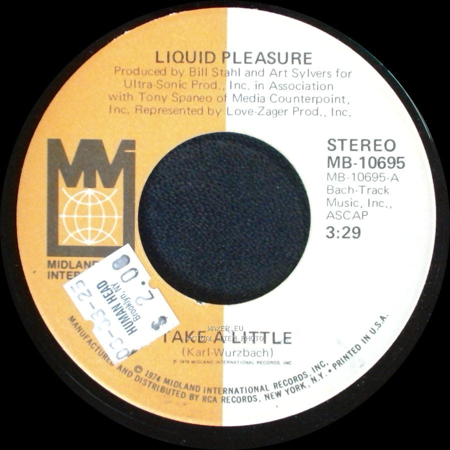 Liquid Pleasure - Breezin' / Take A Little side B