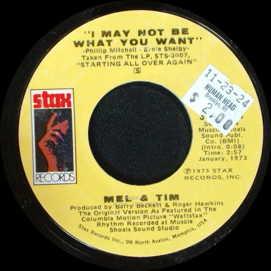 Mel & Tim - Too Much Wheelin' And Dealin' / I May Not Be What You Want side B
