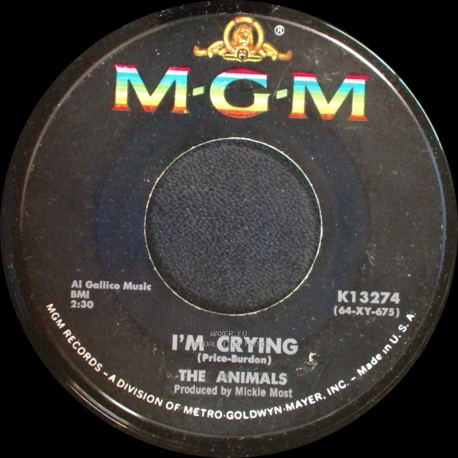 The Animals - I'm Crying / Take It Easy Baby side A