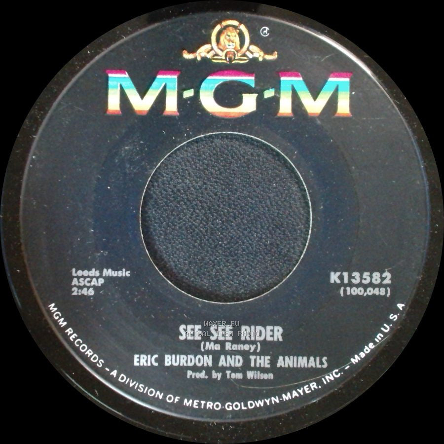 Eric Burdon And The Animals - See See Rider / She'll Return It side A