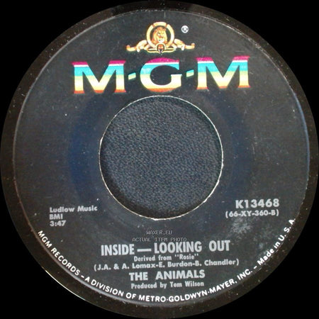 The Animals - Inside — Looking Out / You're On My Mind side A