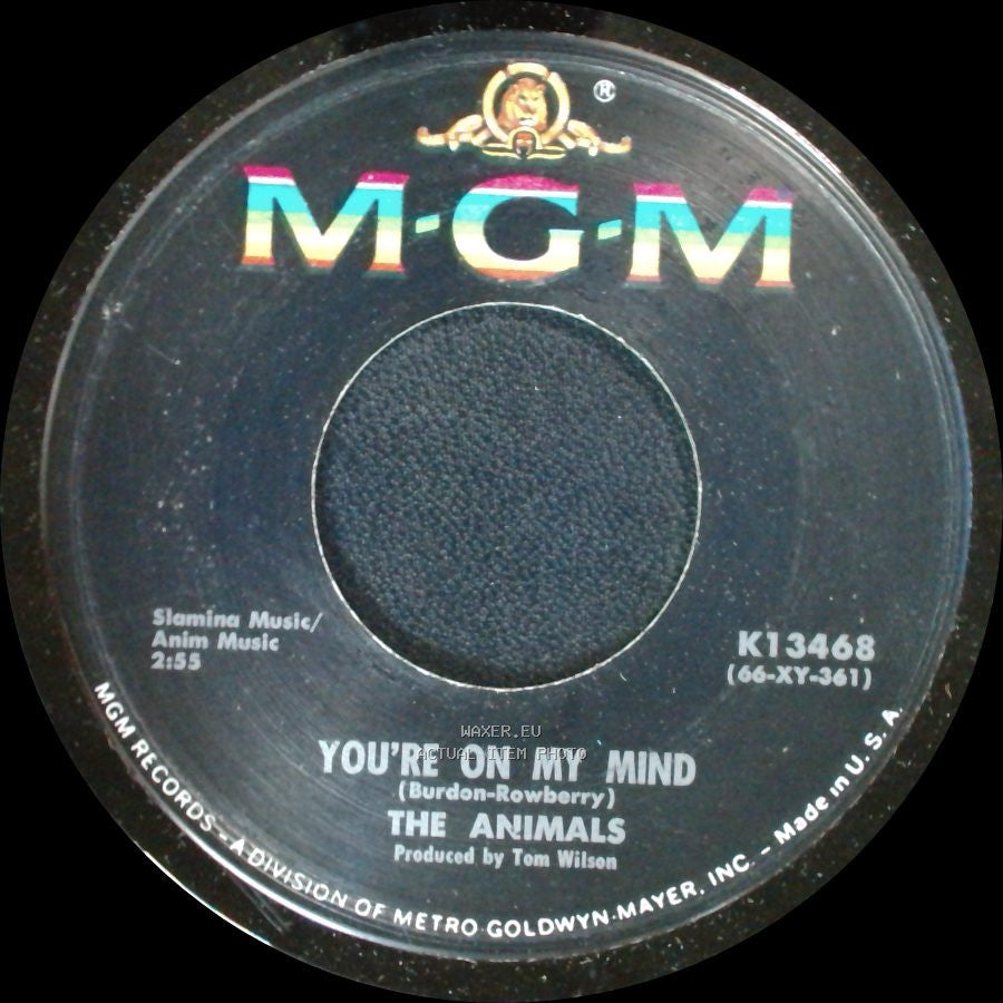 The Animals - Inside — Looking Out / You're On My Mind side B