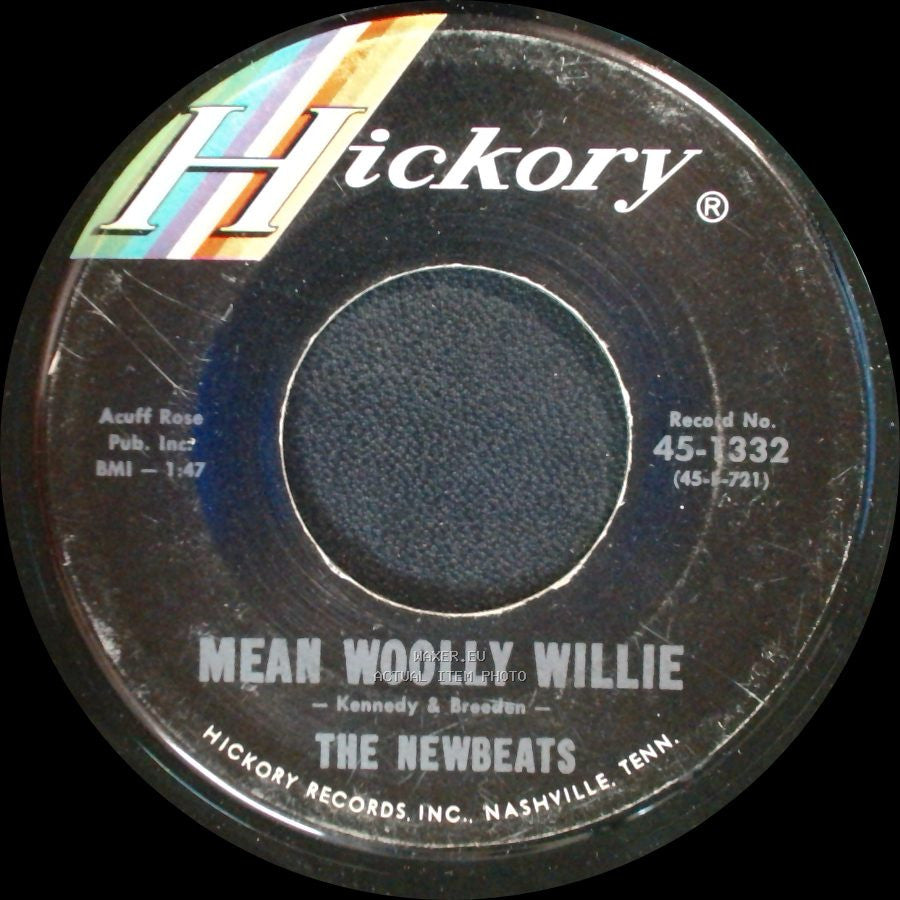 The Newbeats - Mean Woolly Willie / Run, Baby Run (Back Into My Arms) side A