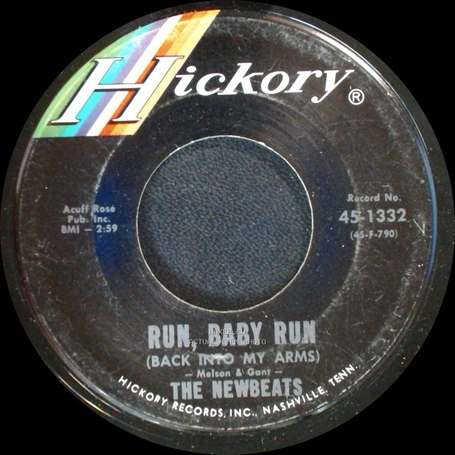 The Newbeats - Mean Woolly Willie / Run, Baby Run (Back Into My Arms) side B