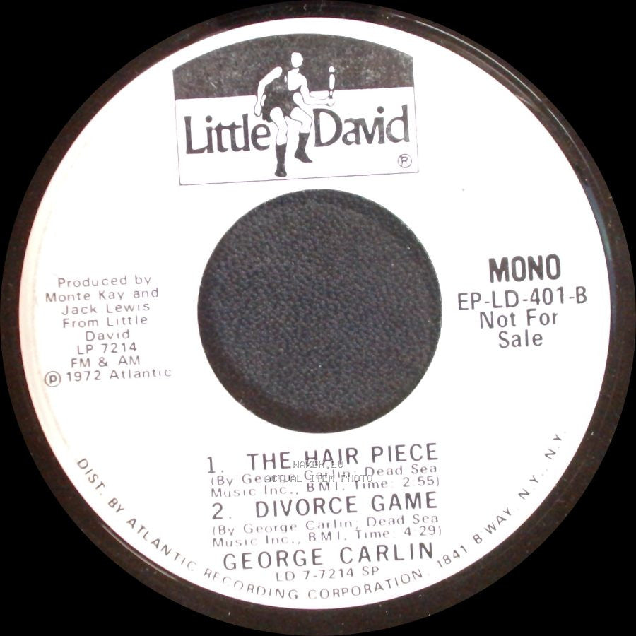 George Carlin - The Hair Piece / Divorce Game / 11 O'clock News side A
