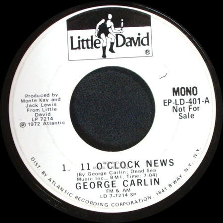 George Carlin - The Hair Piece / Divorce Game / 11 O'clock News side B