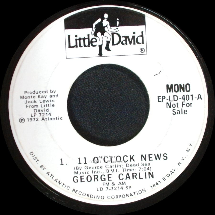 George Carlin - The Hair Piece / Divorce Game / 11 O'clock News side B