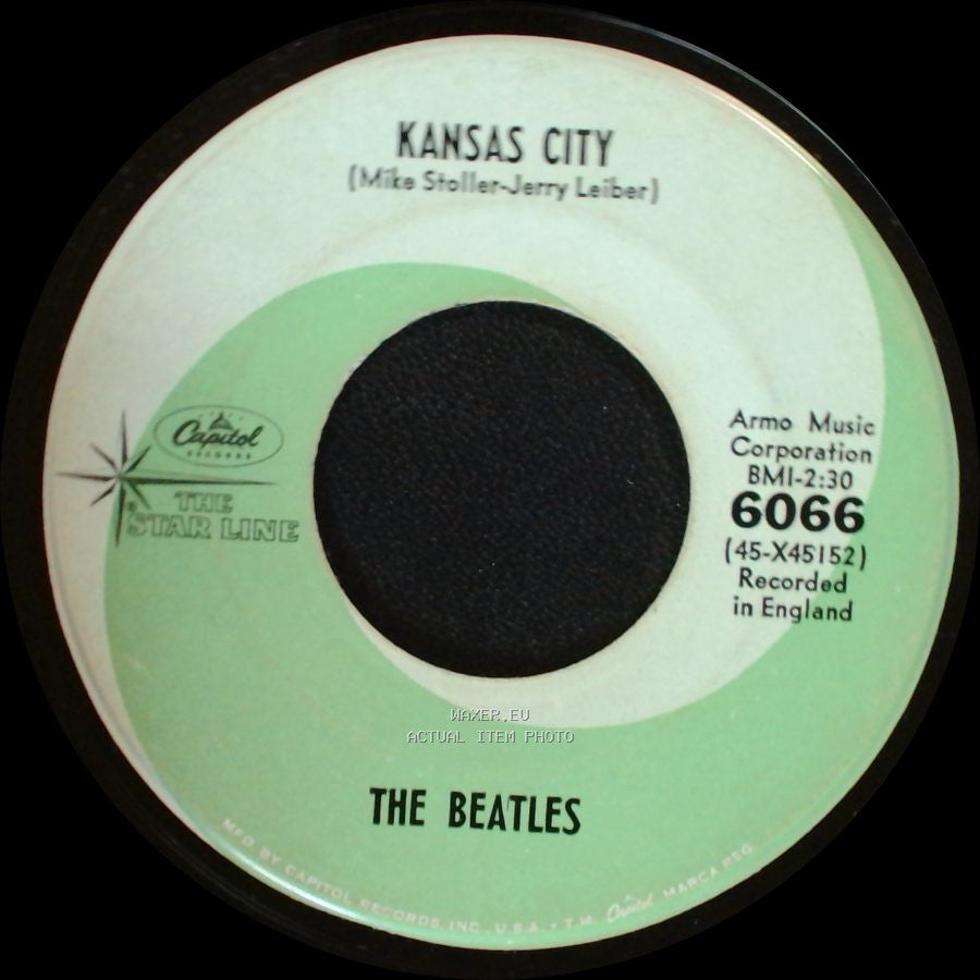 The Beatles - Kansas City / Boys (Dixon-Farrell) side A