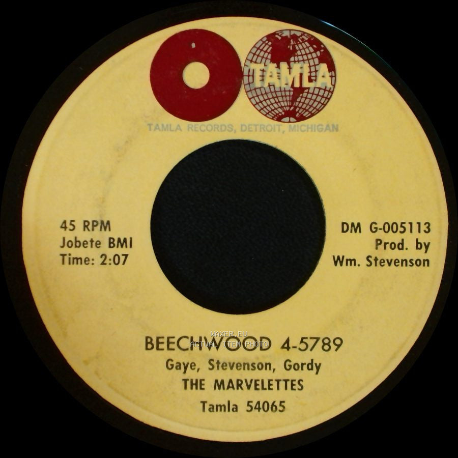 The Marvelettes - Beechwood 4-5789 / Someday, Someway side A