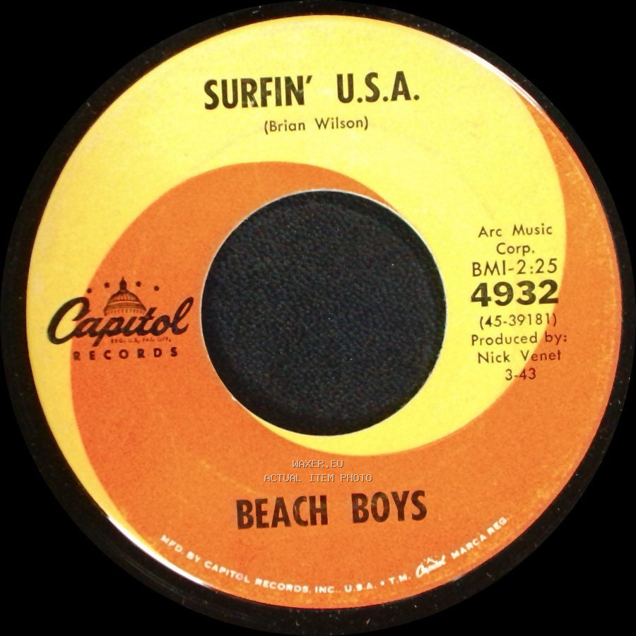 Beach Boys - Surfin' U.S.A. / Shut Down side A