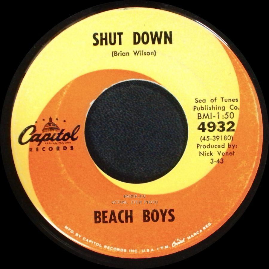 Beach Boys - Surfin' U.S.A. / Shut Down side B