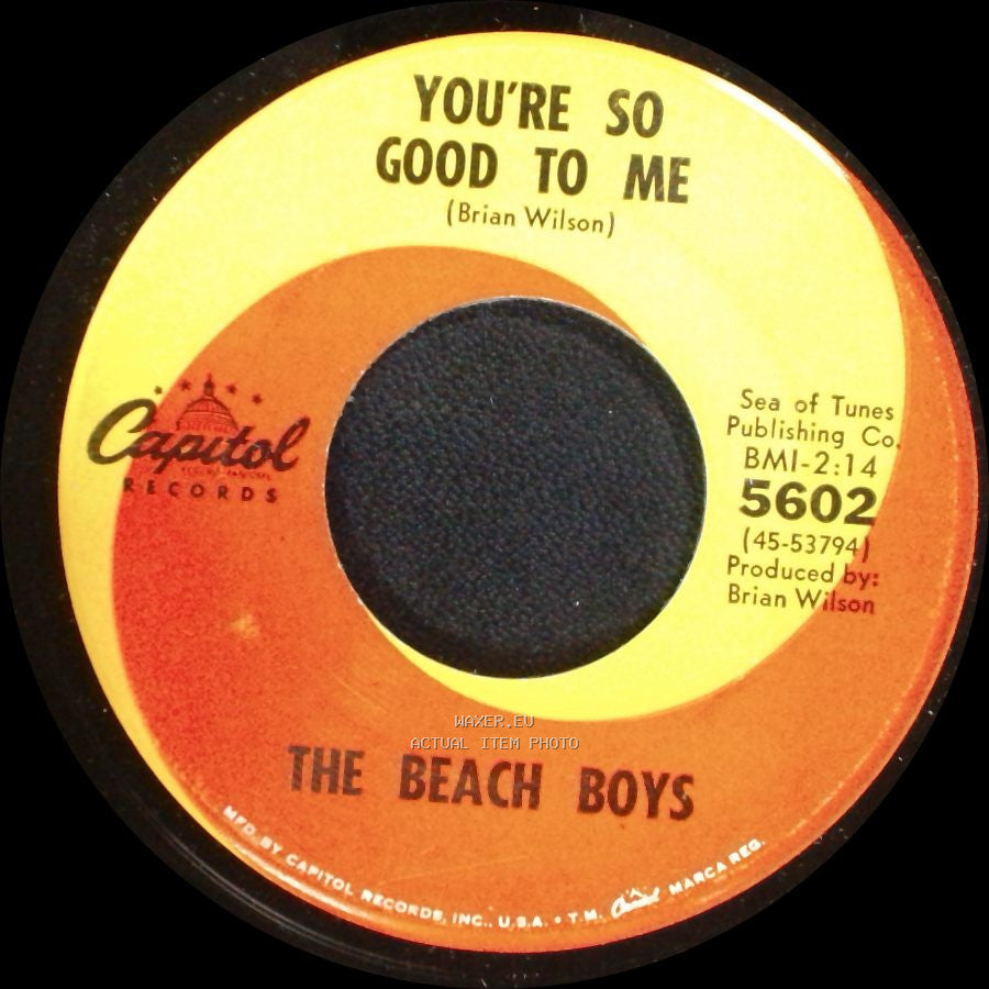 The Beach Boys - You're So Good To Me / Sloop John B side A