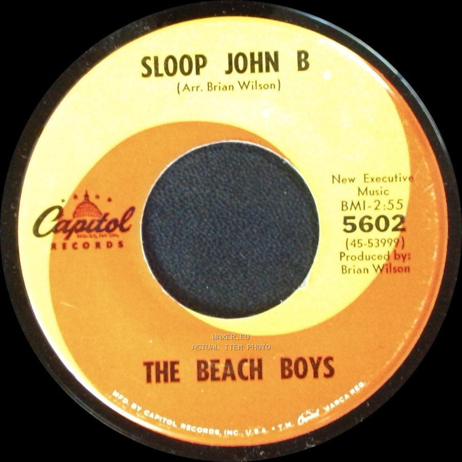 The Beach Boys - You're So Good To Me / Sloop John B side B