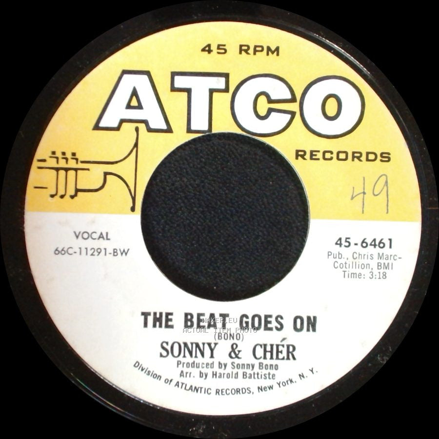 Sonny & Chér - The Beat Goes On / Love Don't Come side A
