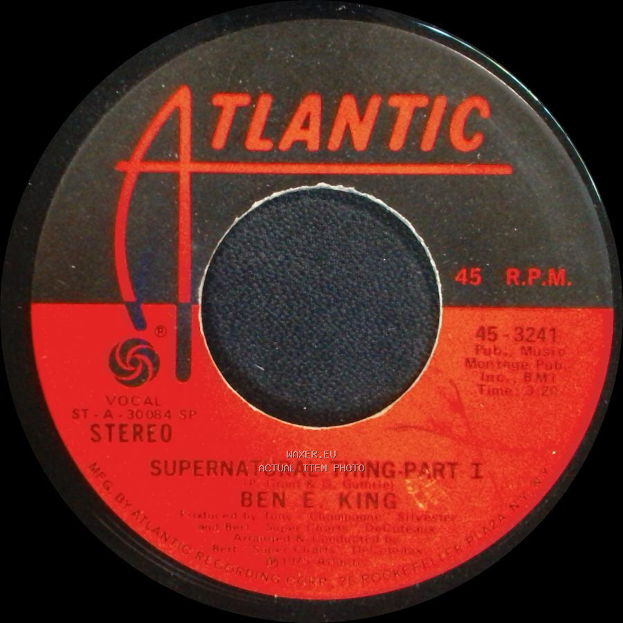Ben E. King - Supernatural Thing Part I / Supernatural Thing - Part Ii side A