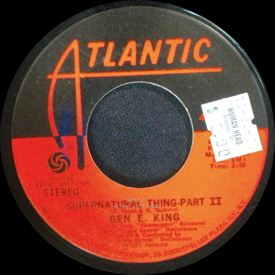 Ben E. King - Supernatural Thing Part I / Supernatural Thing - Part Ii side B