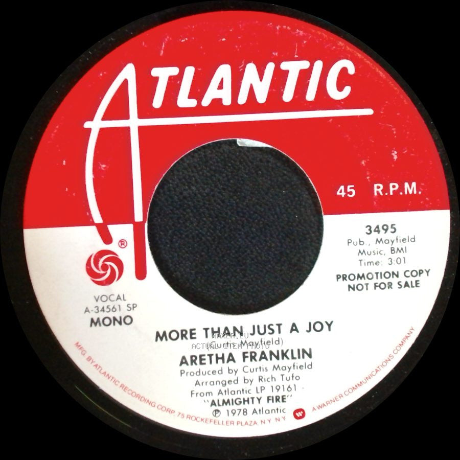 Aretha Franklin - More Than Just A Joy / More Than Just A Joke side A