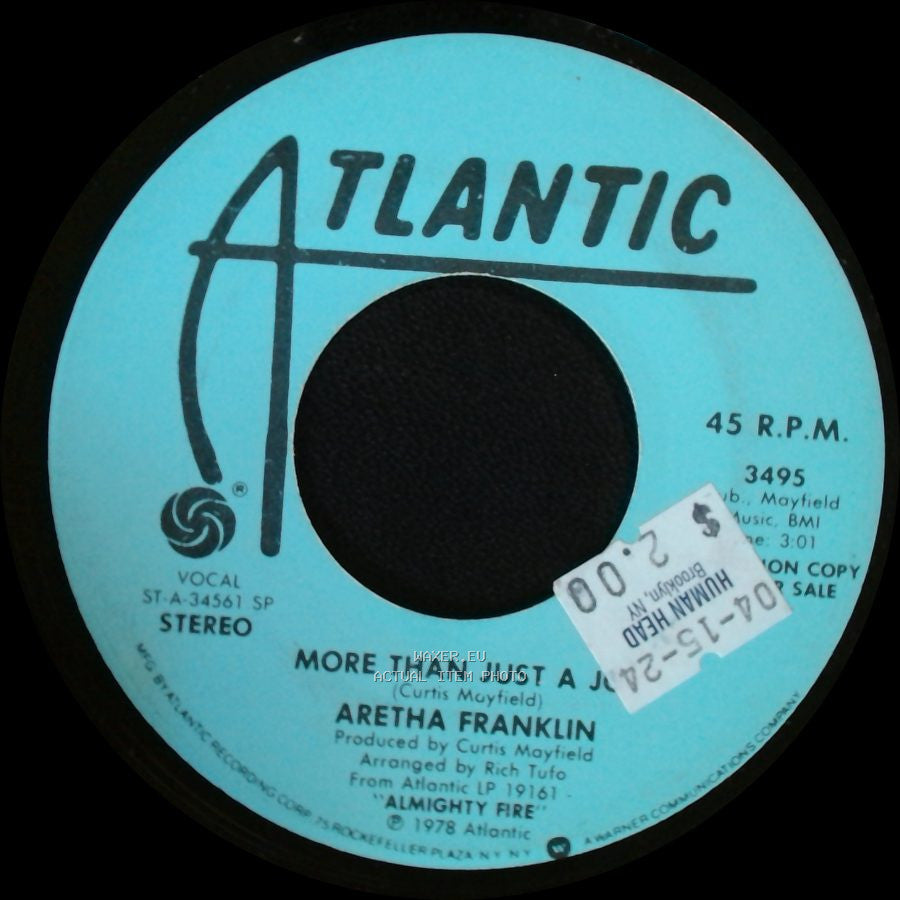 Aretha Franklin - More Than Just A Joy / More Than Just A Joke side B