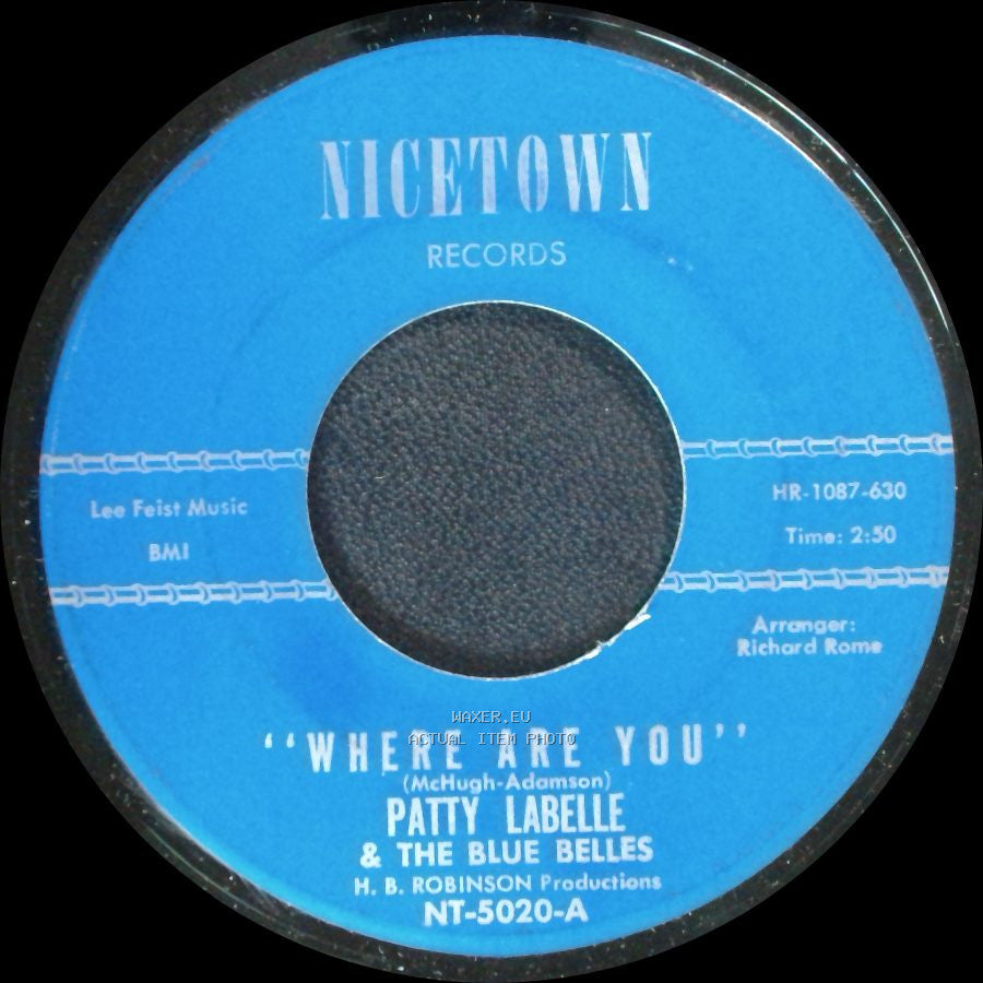 Patty Labelle & The Blue Belles - You'll Never Walk Alone / Where Are You side B