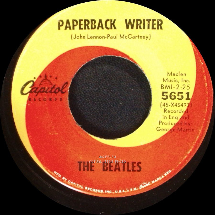 The Beatles - Paperback Writer / Rain side A