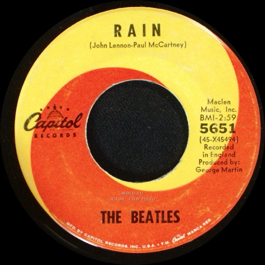 The Beatles - Paperback Writer / Rain side B