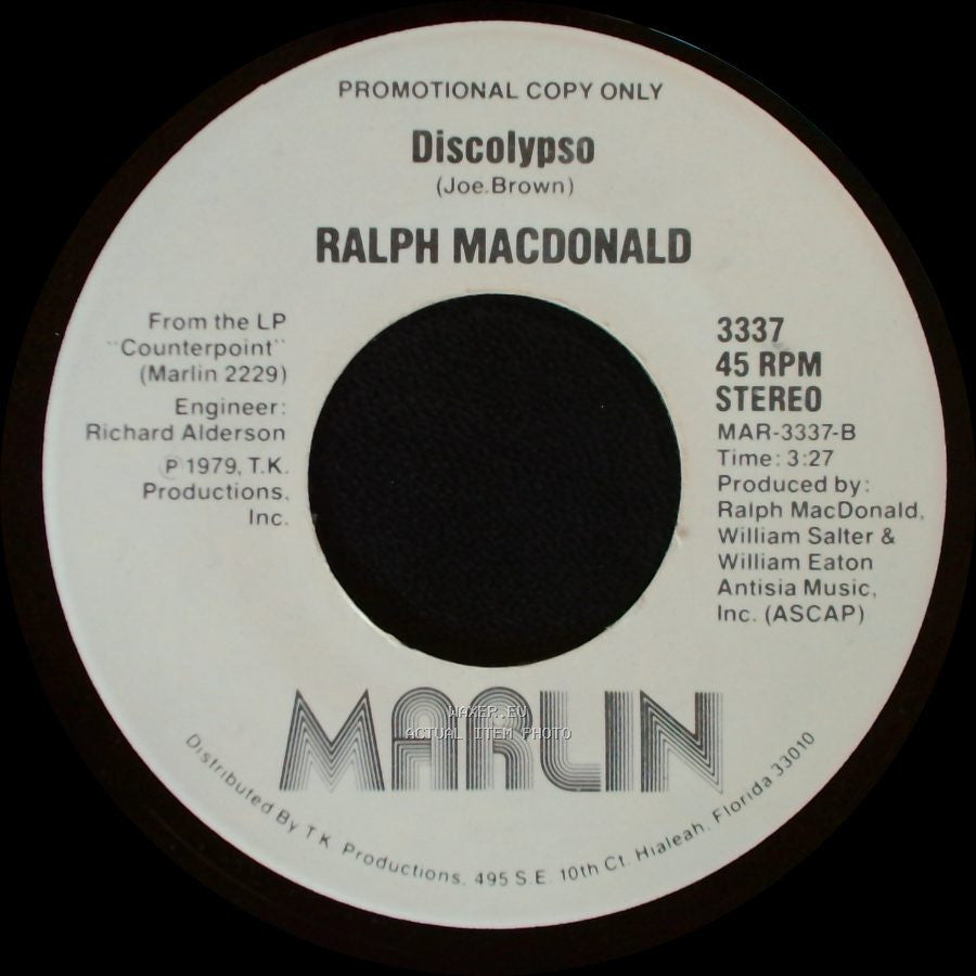 Ralph Macdonald - I Need Someone / Discolypso side B
