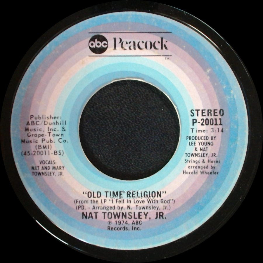 Nat Townsley, Jr. - I Fell In Love With God / Old Time Religion side B