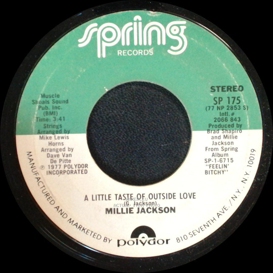 Millie Jackson - A Little Taste Of Outside Love / If You're Not Back In Love By Monday side A