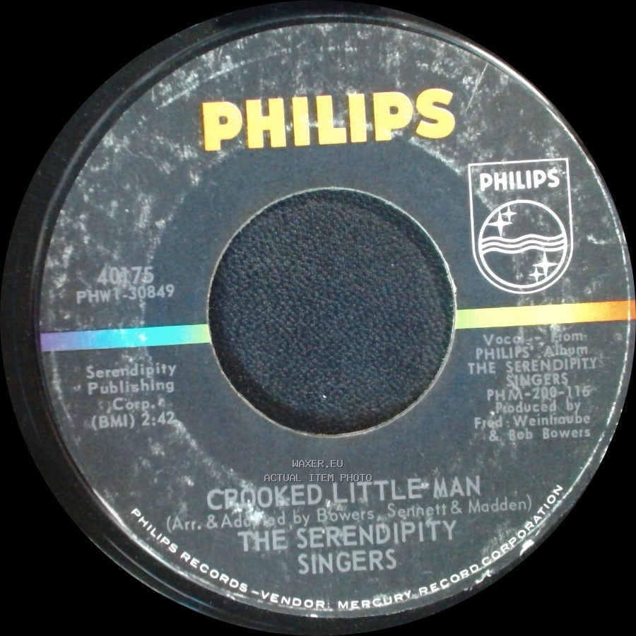 The Serendipity Singers - Freedom's Star / Crooked Little Man side B
