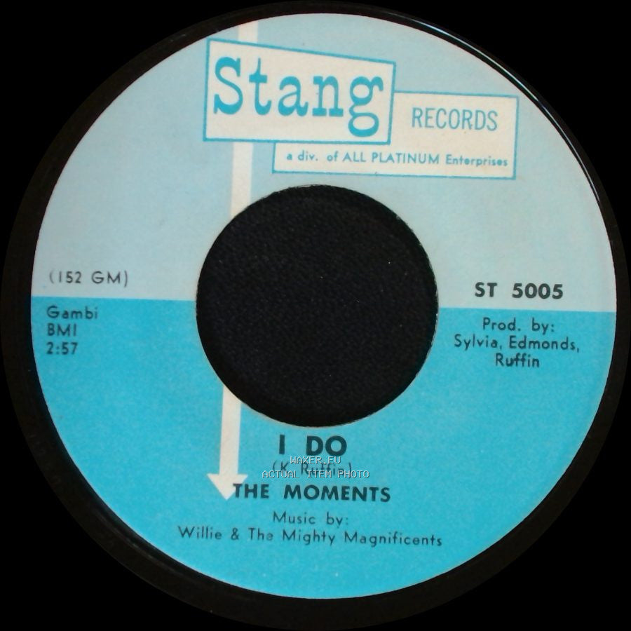 The Moments - Pocketful Of Heartbreaks / I Do side B