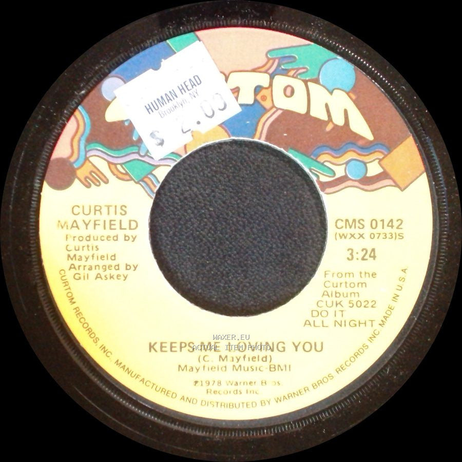 Curtis Mayfield - Keeps Me Loving You / In Love, In Love, In Love side A