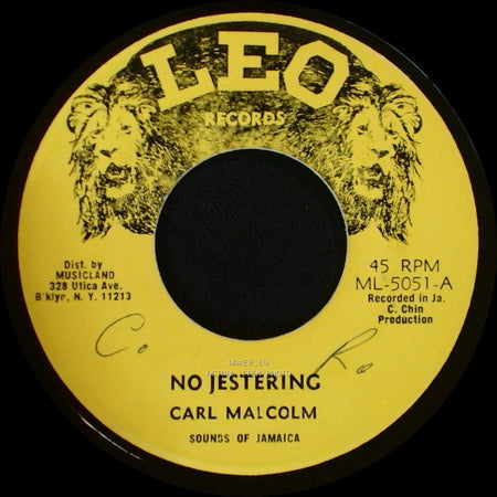 Carl Malcolm / All Star - No Jestering / Version side A