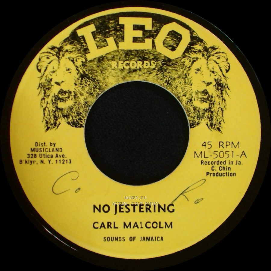 Carl Malcolm / All Star - No Jestering / Version side A