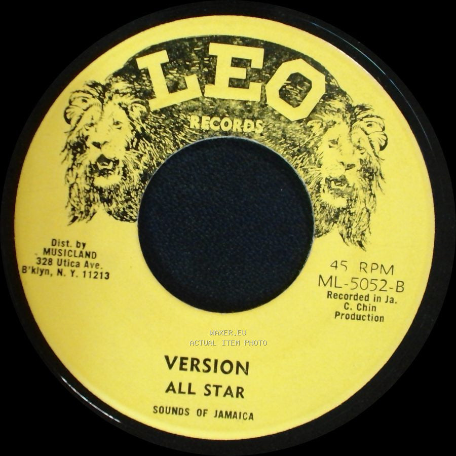 Carl Malcolm / All Star - No Jestering / Version side B