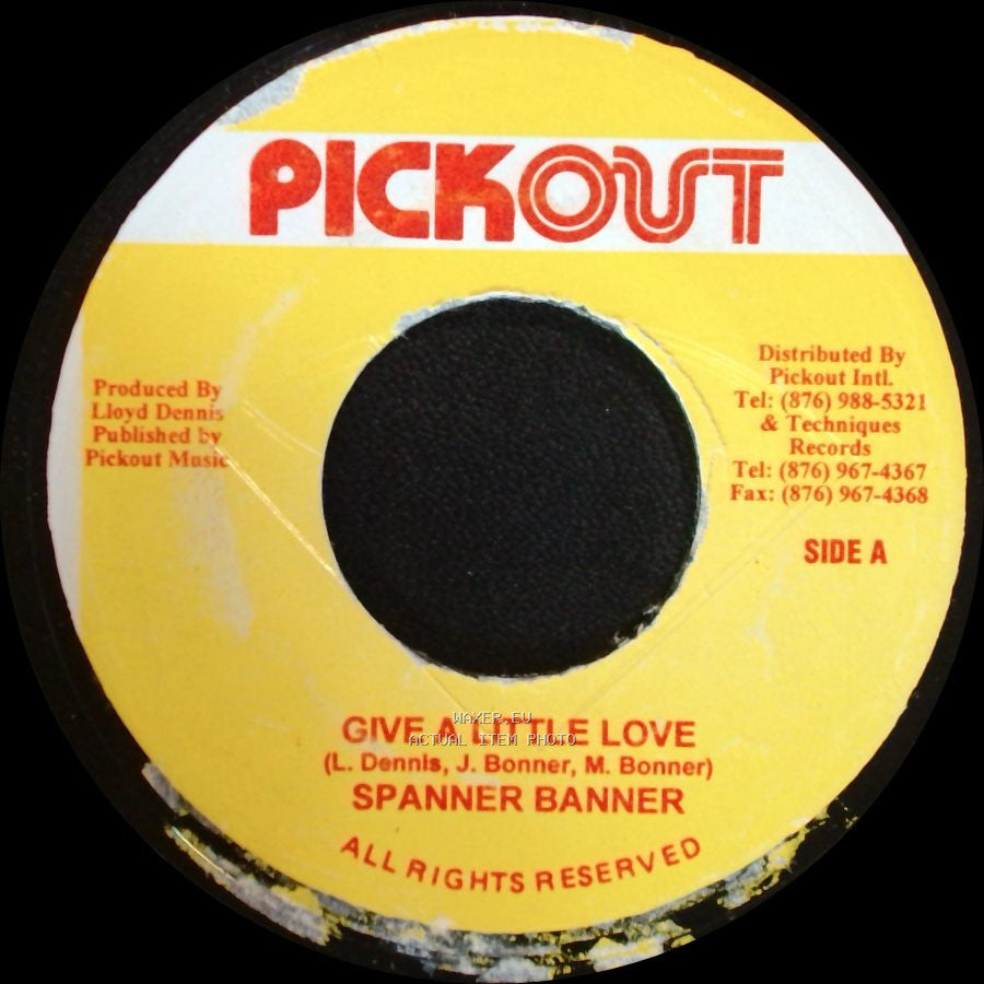 Spanner Banner / Steelie & Clevie - Give A Little Love / Hard Rock side A