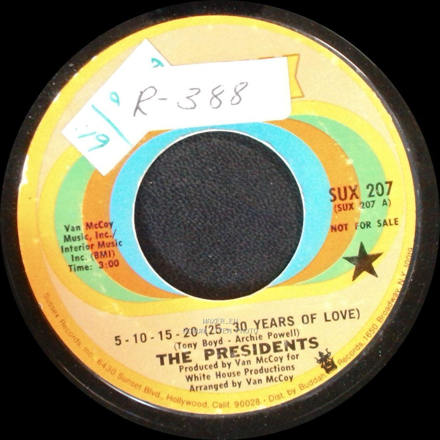 The Presidents - 5-10-15-20 (25-30 Years Of Love) / I'm Still Dancing side A