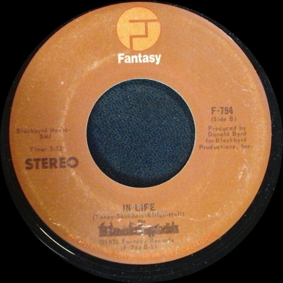 The Blackbyrds - Party Land / In Life side B