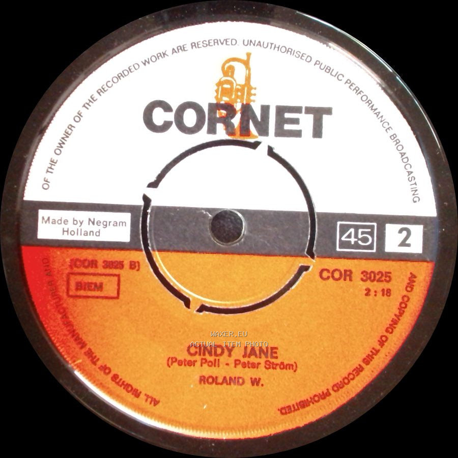 Roland W. - Cindy Jane / Monja side A