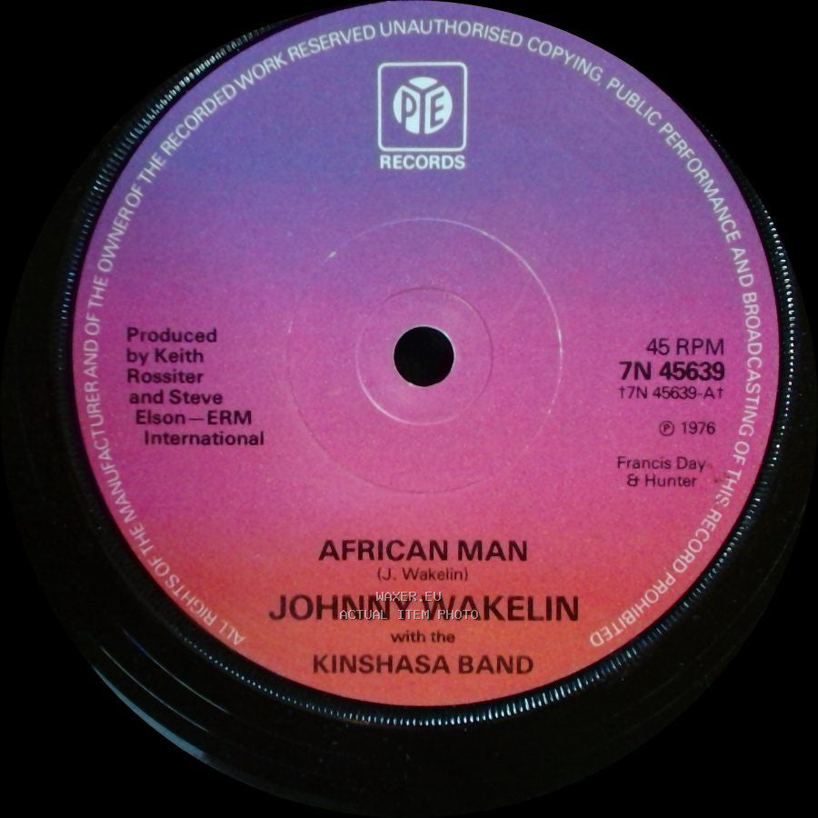 Johnny Wakelin / Johnny Wakelin With The Kinshasa Band - You Turn Me On / African Man side B