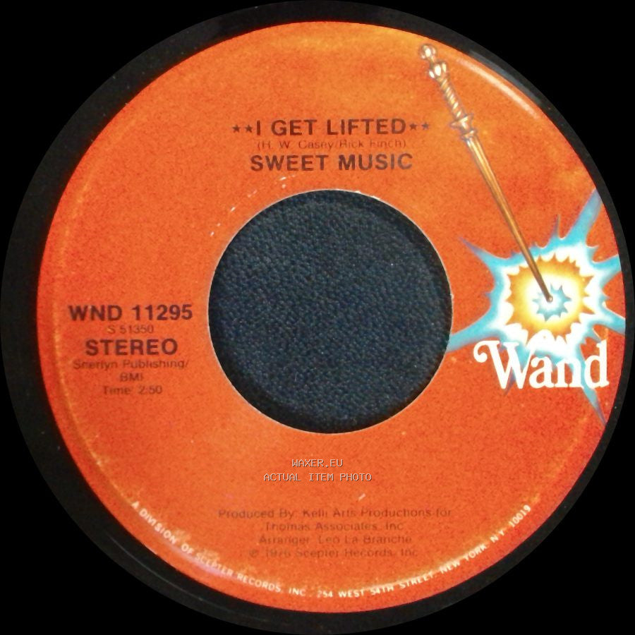 Sweet Music - I Get Lifted (Instrumental) / I Get Lifted side B