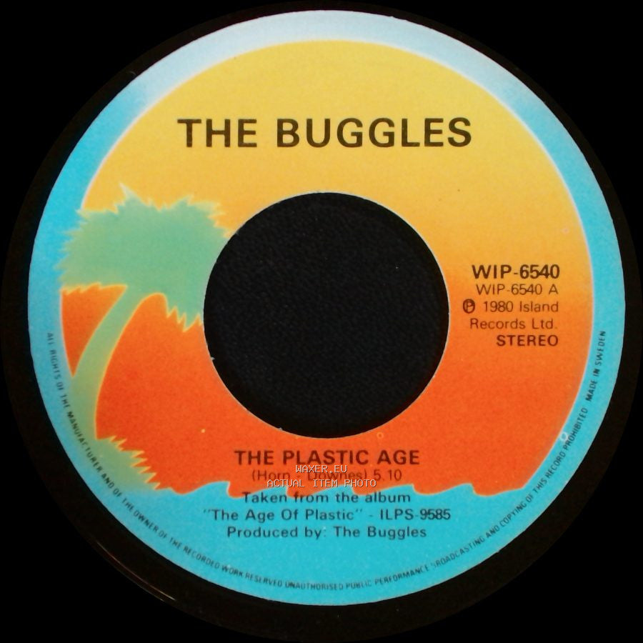 The Buggles - Island / The Plastic Age side B