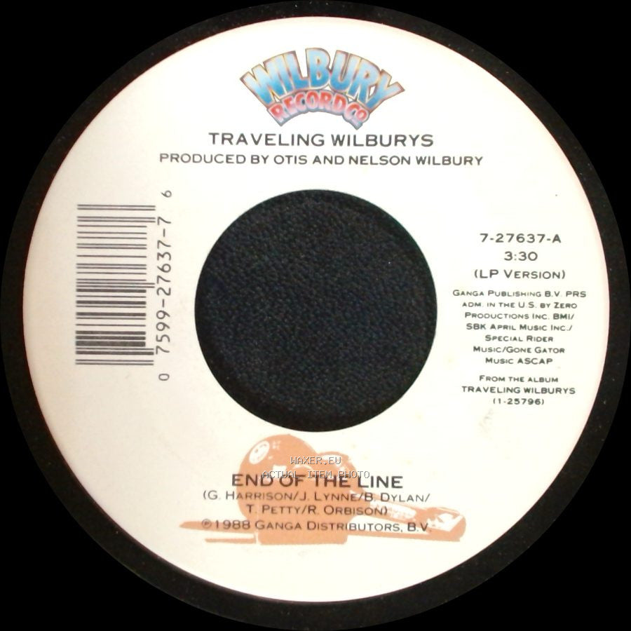 Traveling Wilburys - End Of The Line / Congratulations side A