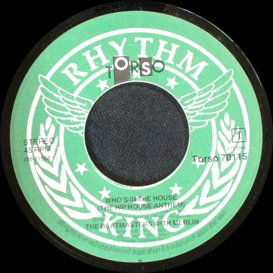 The Beatmasters With Merlin - Who's In The House (The Hip House Anthem) / Who's In The House (Eleventh Hour Dub) side A