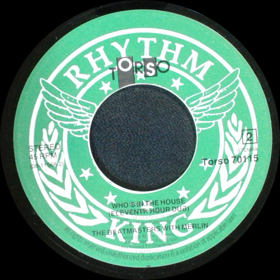The Beatmasters With Merlin - Who's In The House (The Hip House Anthem) / Who's In The House (Eleventh Hour Dub) side B