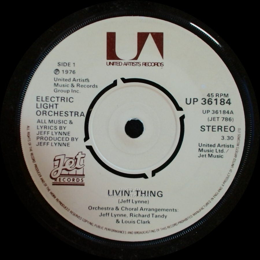 Electric Light Orchestra - Livin' Thing / Fire On High side A
