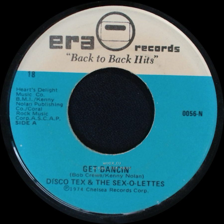 Disco Tex & The Sex-O-Lettes - Get Dancin' / I Wanna Dance Wit' Choo (Doo Dat Dance) side A