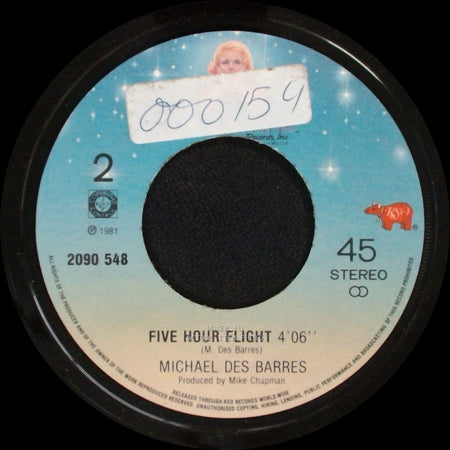 Michael Des Barres - Five Hour Flight / Someone, Somewhere In The Night side A